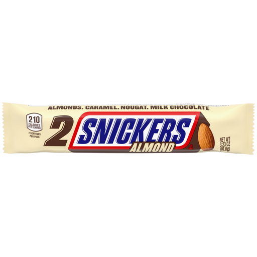 SNICKERS ALMOND CHOCOLATE 2 BARS