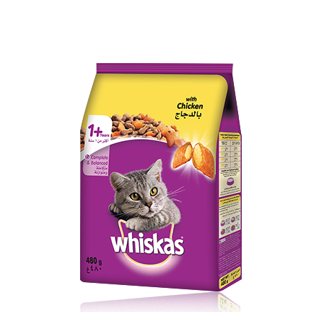 WHISKAS CAT FOODS 480G (ASST)