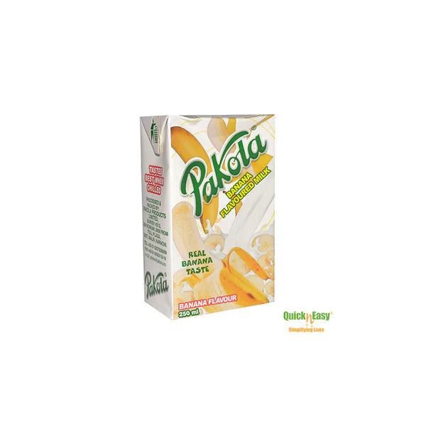 PAKOLA BANANA FLAVOURED MILK 250ML