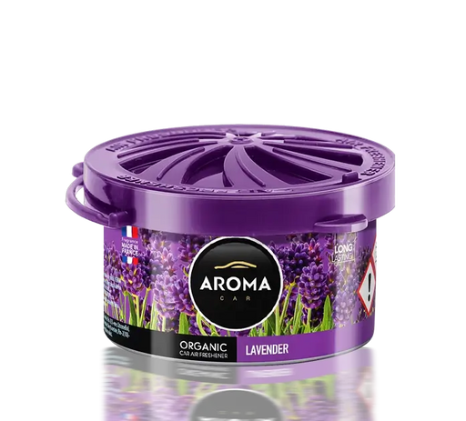 AROMA CAR ORGANIC LAVENDER CAN 40GM