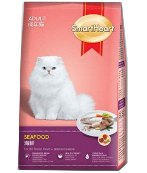 SMART HEART CAT FOOD SEAFOOD 480GM