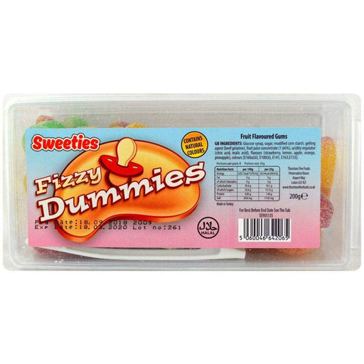 SWEETIES FIZZY DUMMIES JELLY 200G