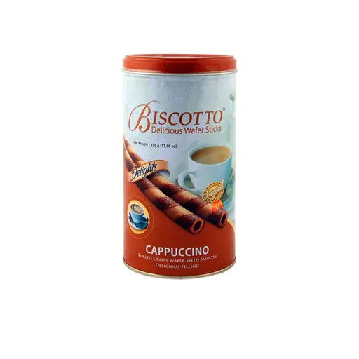 BISCOTTO WAFER STICKS CAPPUCCINO 125G TIN