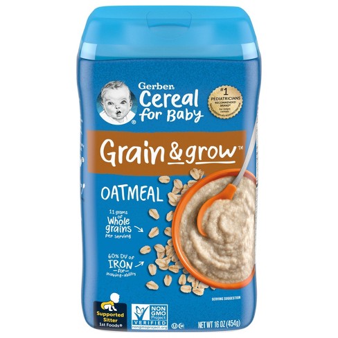 GERBER OATMEAL SINGLE GRAIN CEREAL 454G