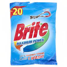 BRITE MAXIMUM POWER WASH 1KG SAVE RS:20