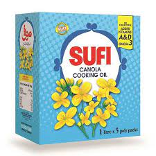 SUFI CANOLA OIL P/B 1X5CTN