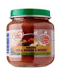 COW & GATE BABY FOOD APPLE.BANANA&BERRIES 125GM