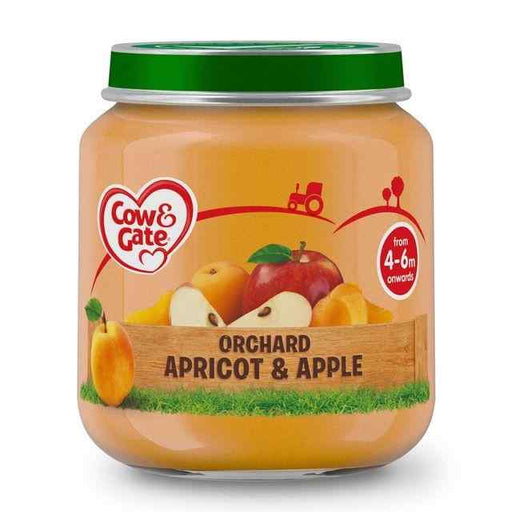 COW & GATE BABY FOOD APRICOT&APPLE 125GM