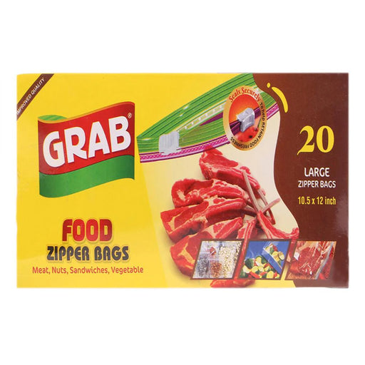 GARB FOOD ZIPPER BAGES 20'S LARGE