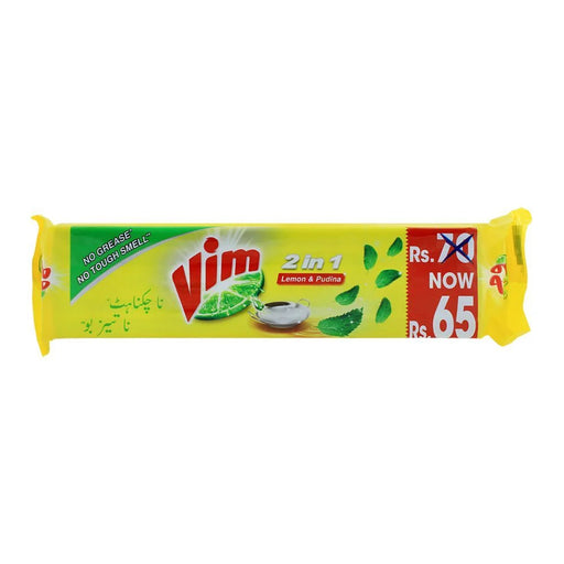 VIM BAR LEMON & PUDINA 130GM