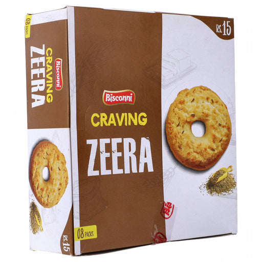 BISCONNI CRAVING ZEERA 8PCS BOX RS:15
