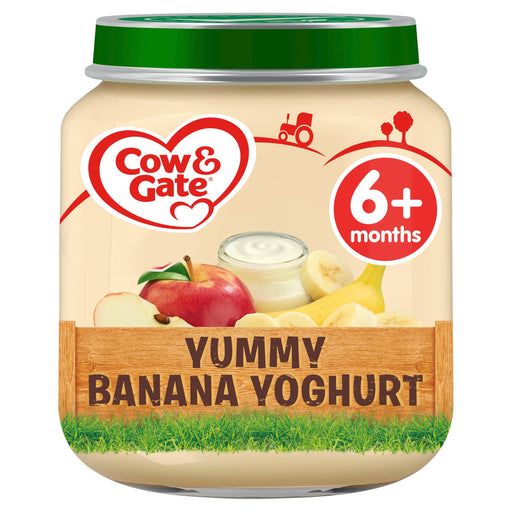 COW & GATE YUMMY BANANA YOGHURT 125GM
