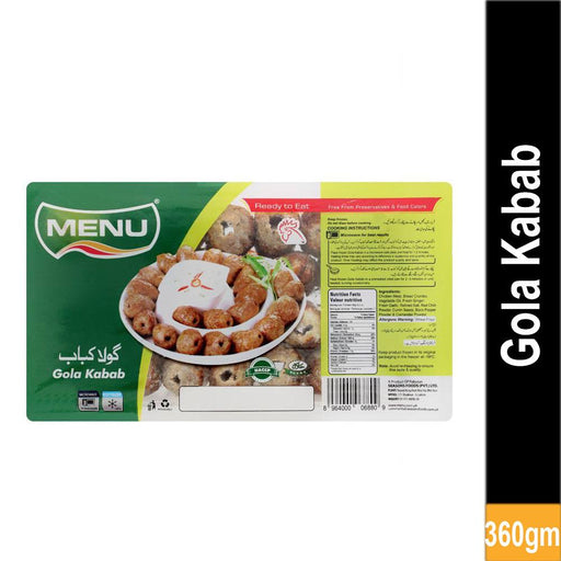 MENU CHICKEN GOLA KABAB 360GM