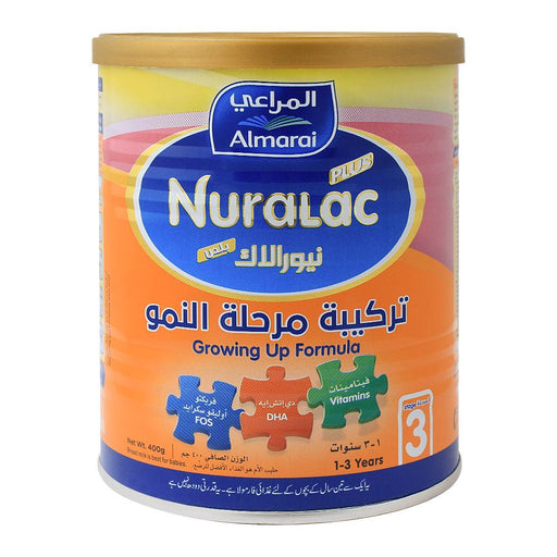 ALMARAI NURALAC 3 GROWING UP FORMULA 400GM