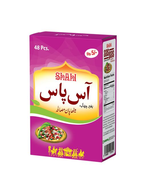 SHAHI AAS PAS MEETHA PAN MASALA 24PC 5