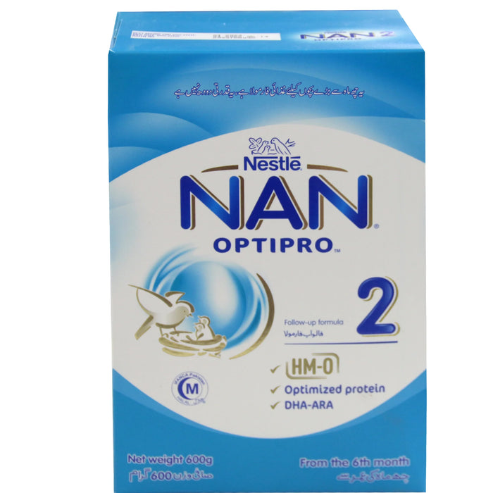 Nestle Nan 2 Optipro Powder Milk (600 gm)