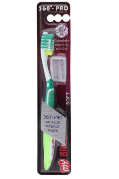MY BRUSH 360 PRO MEDIUM TOOTHBRUSH 1S