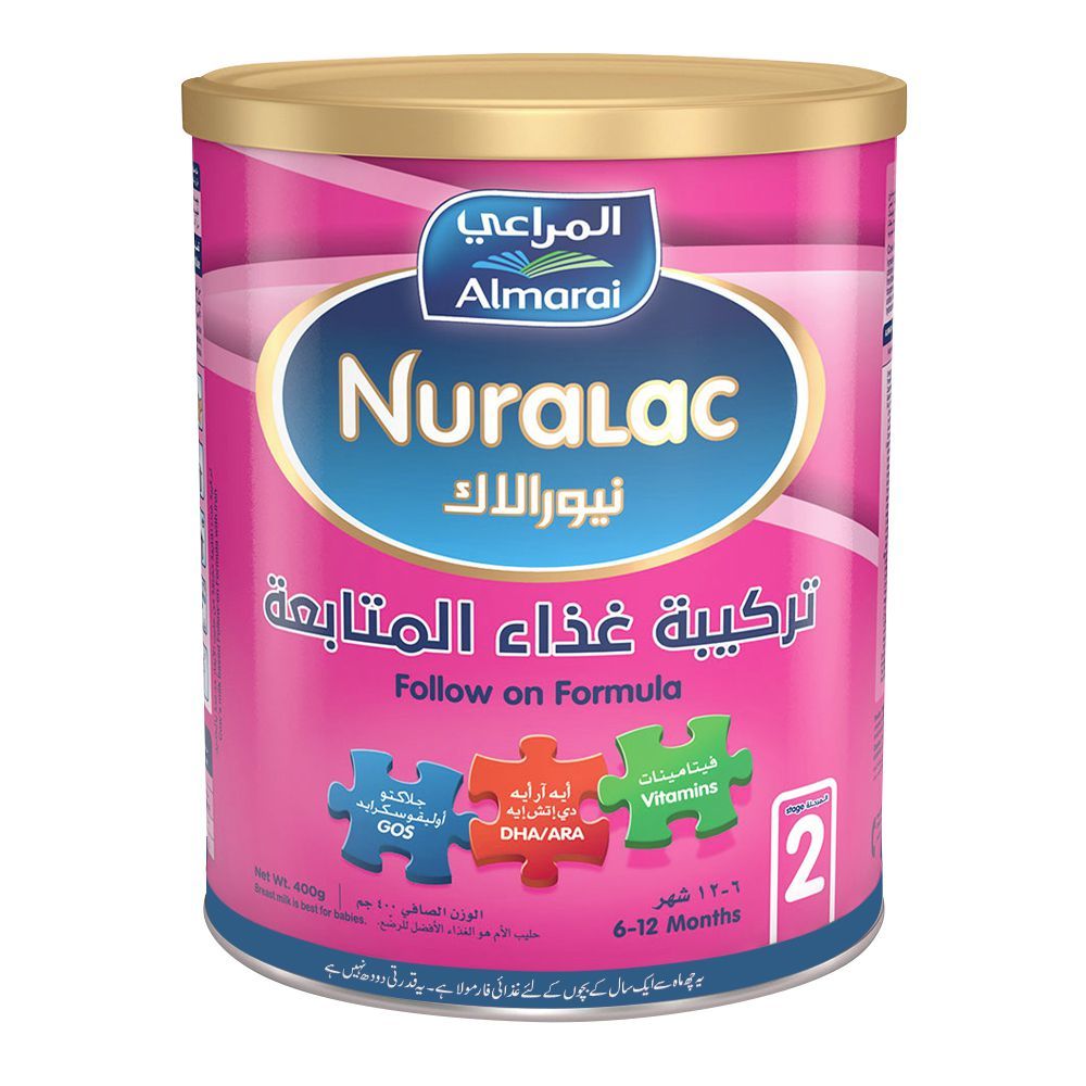 ALMARAI NURALAC 2 FOLLOW ON FORMULA 400GM