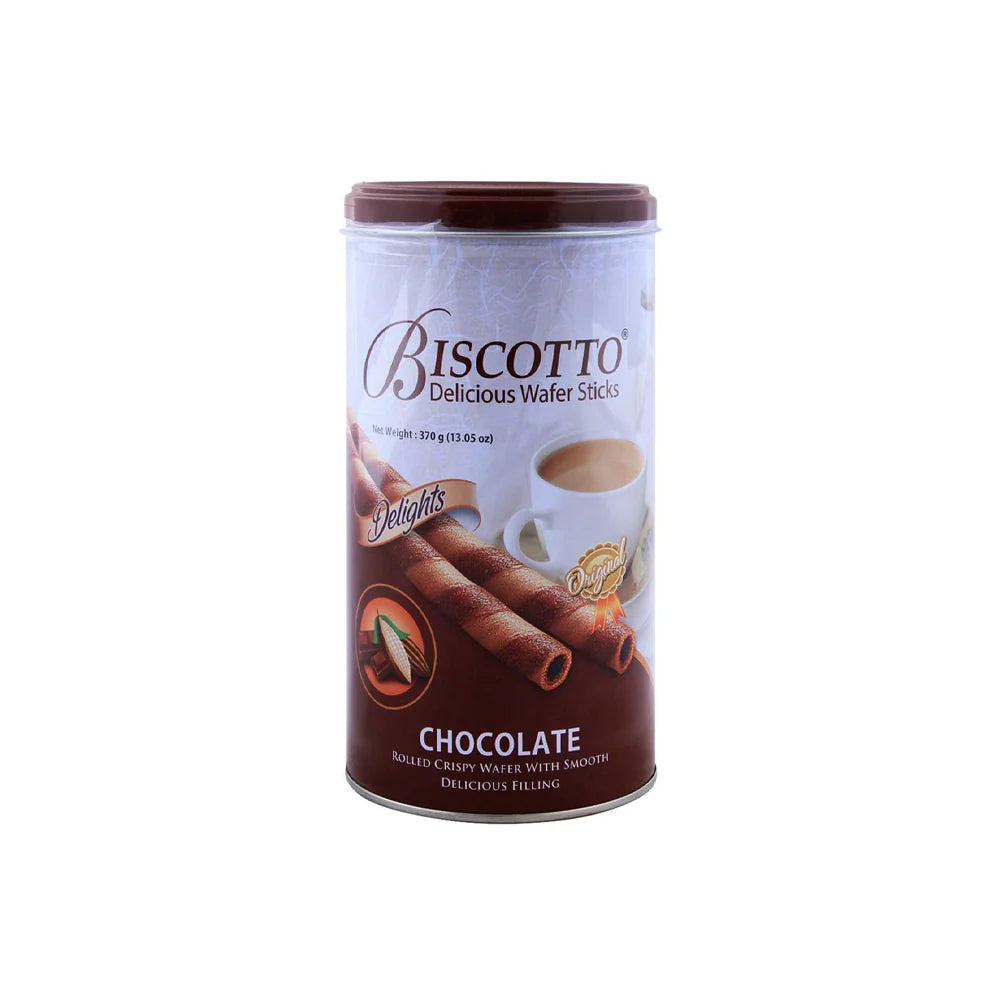 BISCOTTO WAFER STICKS CHOCOLATE 125G TIN