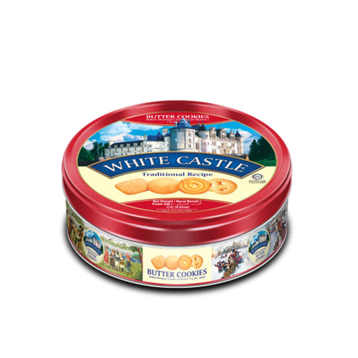 BUTTER COOKIIES WHITE CASTLE RED TIN 454GM