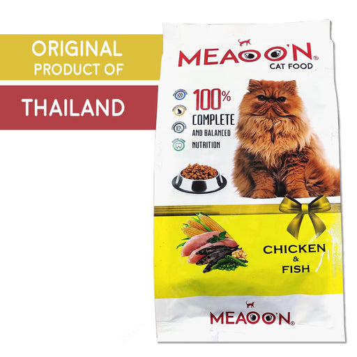 MIAOO'N CAT FOOD CHICKEN & SEAFOOD 400GM POUCH