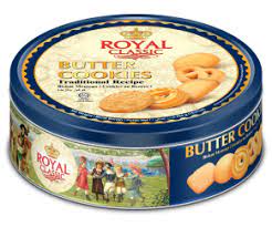 BUTTER COOKIES ROYAL CLASSIC TIN 454GM
