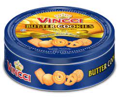 BUTTER COOKIES VINCCI BLUE TINE 454GM