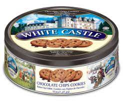 BUTTTER COOKIES WHITE CASTLE CHOCOLATE TIN 400GM