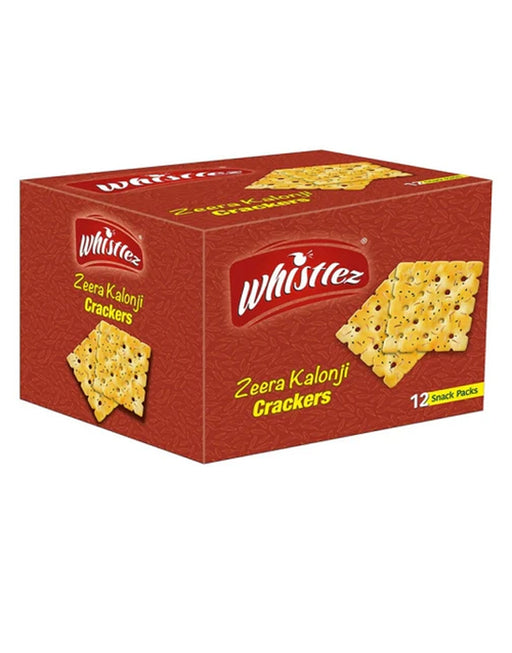 WHISTLEZ ZEERA KALONJI CRACKERS T/P 24'S BOX