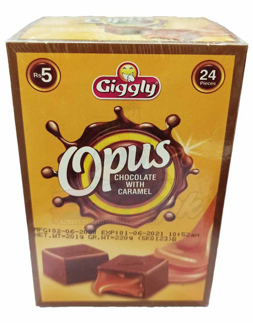 GIGGLY OPUS RICH CREAMY CHOCOLATE 24PCS BOX