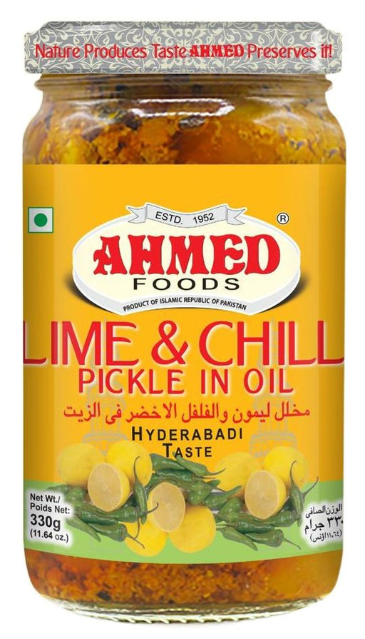 AHMED LIME & CHILLI PICKLE IN OIL 330GM