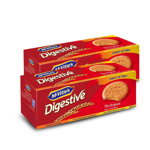 MCVITIES DIGESTIVES ORIGINAL BISCUITES 2X400GM