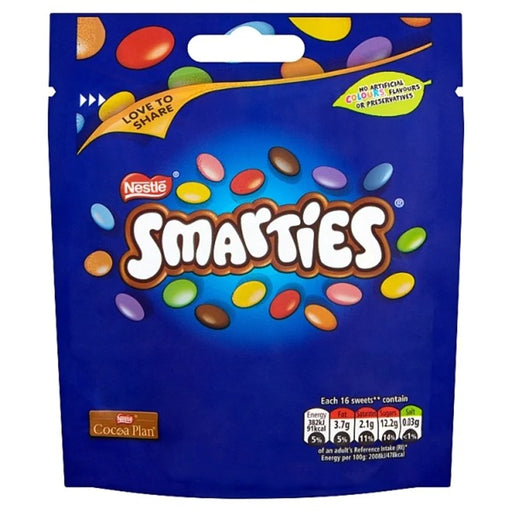 NESTLE SMARTIES POUCH 118GM