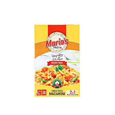 MARIO'S PASTA TIKKA PIZZA MACARONI 250GM BOX