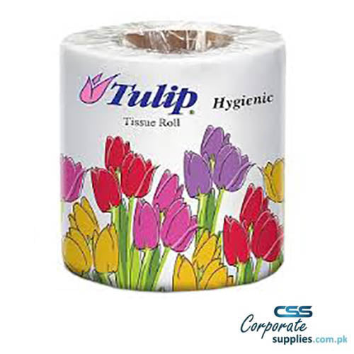 ROSE PETAL TULIP TOILET ROLL WHITE