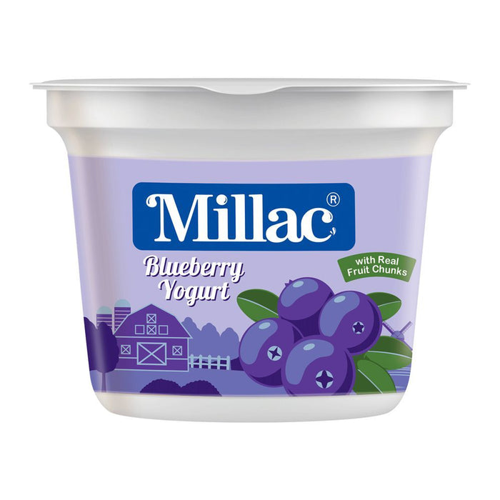 MILLAC BLUEBERRY YOGURT 250GM CUP