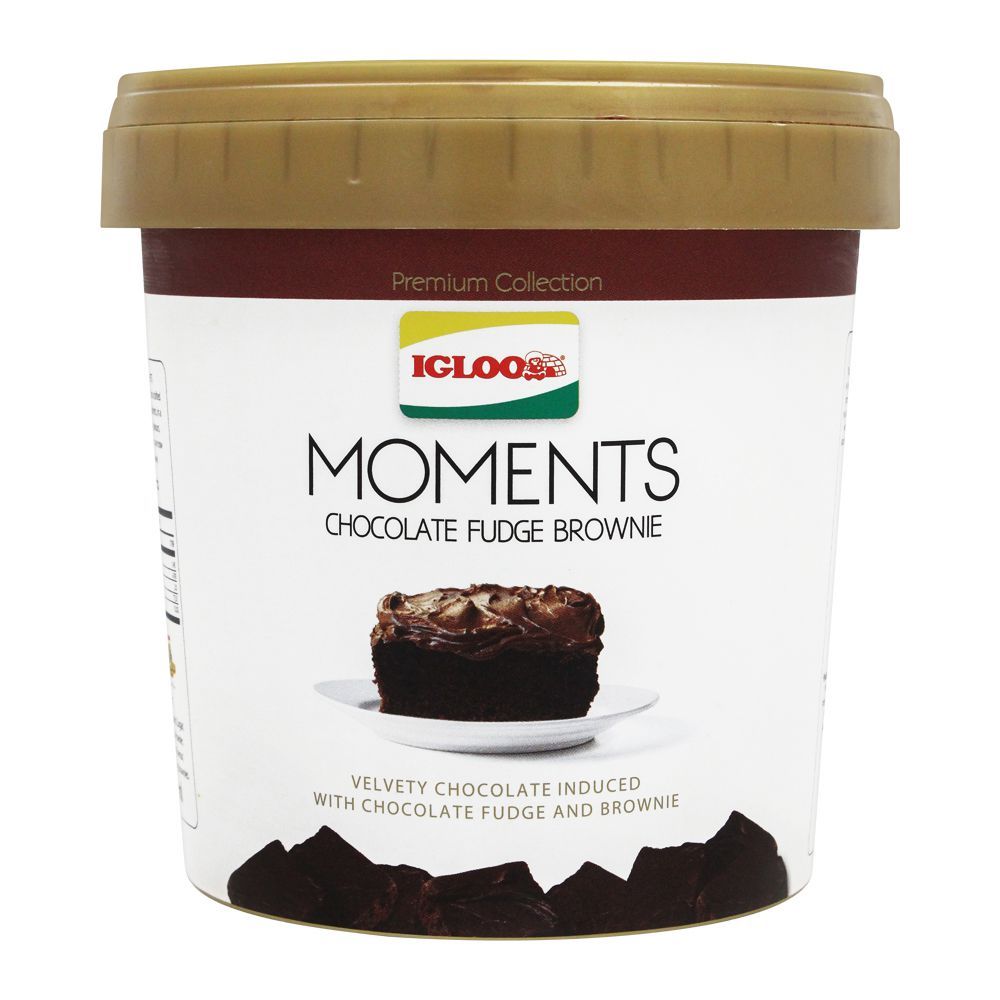 IGLOO MOMENTS CHOCOLATE FUDGE BROWNIE 1000ML