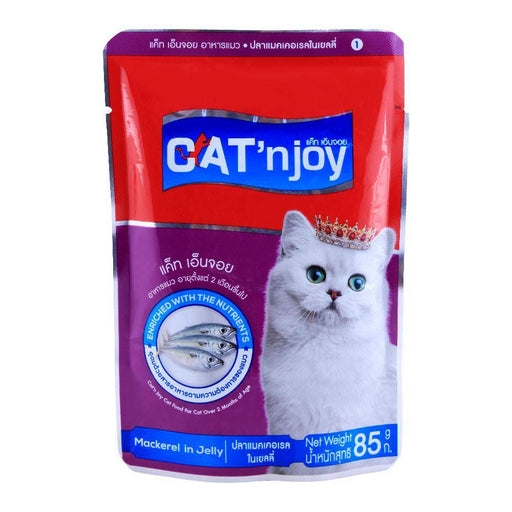 CAT NJOY MACKEREL IN JELLY 85GM