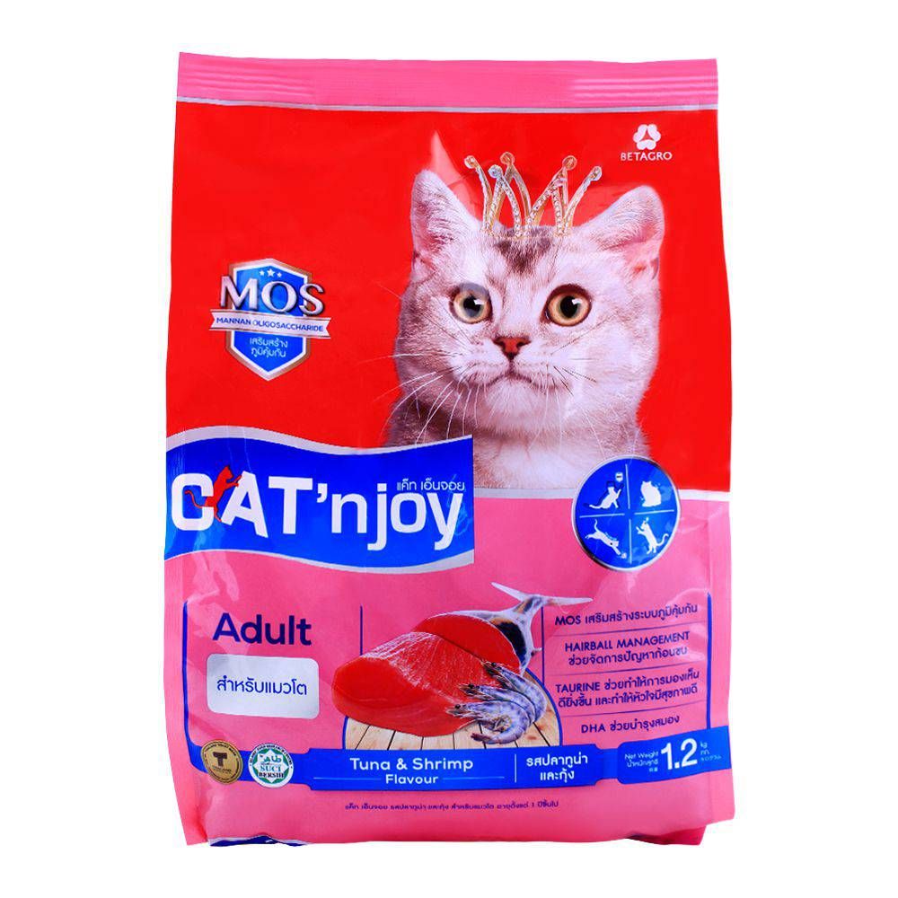 CAT NJOY ADULT TUNA & SHRIMP 1200GM