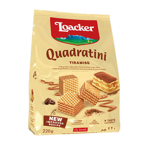 LOACKER WAFERS TIRAMISU 110G