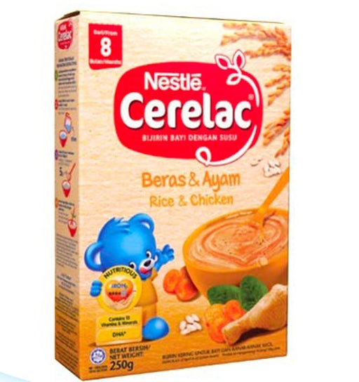 NESTLE CERELAC RICE & CHICKEN BOX 250GM