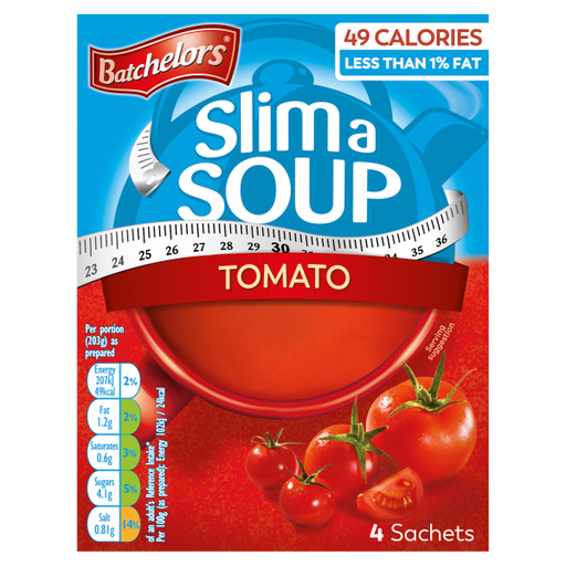 BATCHELORS SOUP A SLIM TOMATO 4's 52GM