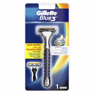 GILLETTE BLUE 3 RAZOR 1Pcs