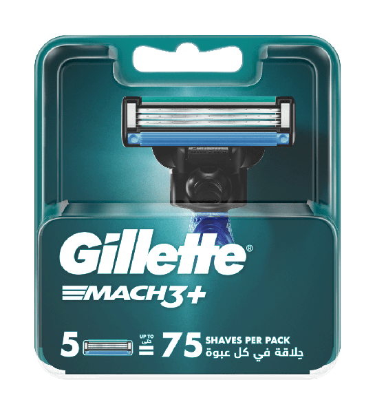 Gillette Mach3+ Blades 5Pcs