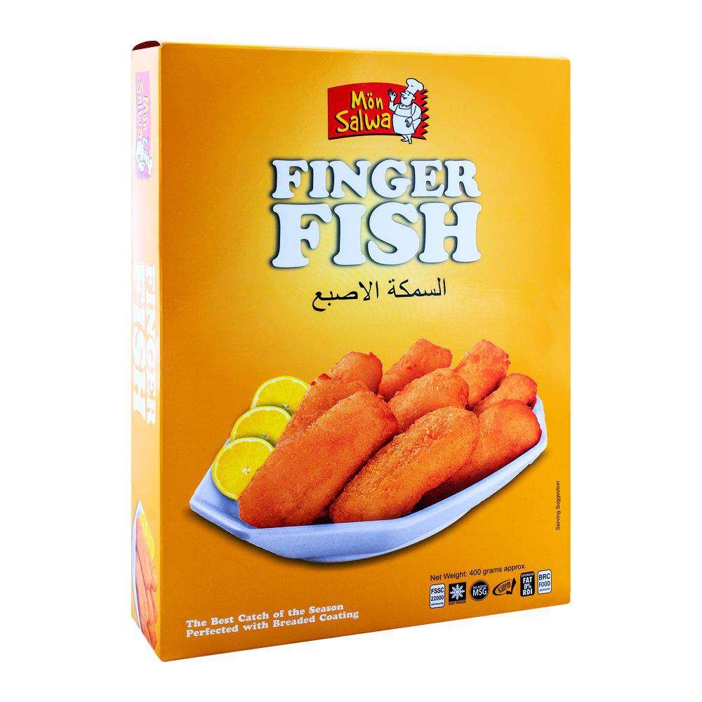 MON SALWA FINGER FISH 400GM