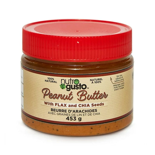 NUTRO PEANUT BUTTER FLAX/CHIA 453G