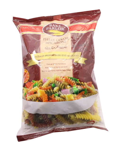 Bake Parlor  Three Color Macaroni 400gm
