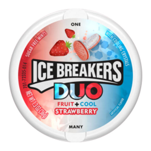 ICE BREAKERS SUGAR FREE DUO STRAWBERRY 36GM