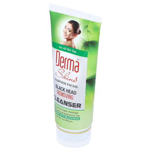 Derma Shine Fairness Facial Black Head Removing Cleanser (200gm)