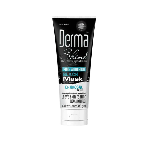 Derma Shine Charcoal Black Mask (200ml)